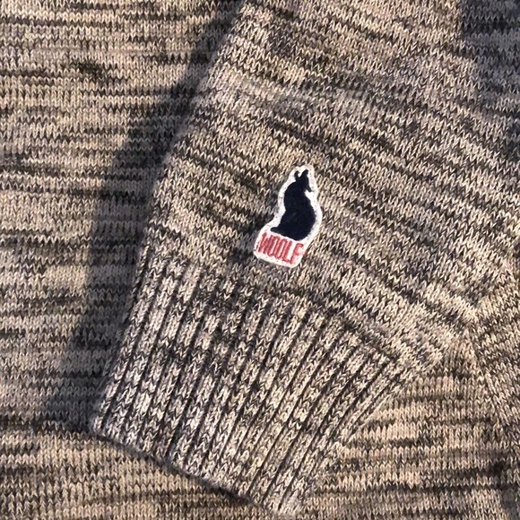 WON Woolf Originals New York Gray Heather Hoodie Sweater - Picture 7 of 12